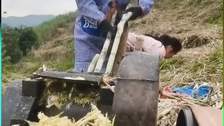 Amazing Plowing Machine Mini Tractor