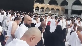 Close-up of the beautiful Kaaba in Mecca