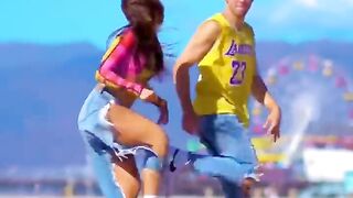 Her pants Ripped during this dance challenge