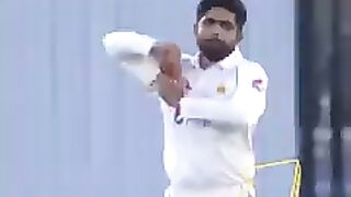 Babar Azam bowling