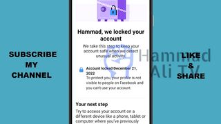 How to Recover Locked Facebook Account