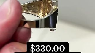 Solid Gold Men's San Judas Tadeo Ring