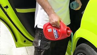 The new way to do your laundry... #laundry #cars #