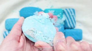 ASMR Soap. Dry cubes. Soap cutting. BLUE SET #4