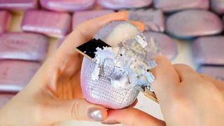 ASMR Soap Cubes. Soap Cutting. Резка мыла кубиками. Satisfying soap video.