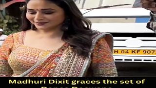 Madhuri Dixit graces the set of Dance Deewane #madhuridixit #short #shorts #trending #viral #bollywood #viralshorts