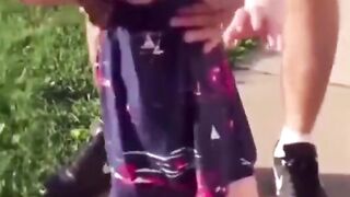Babies instinctually avoid grass.