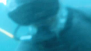 Under water
