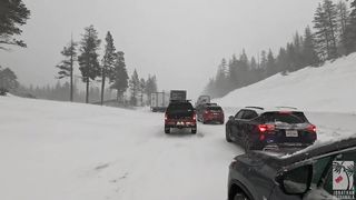 Terrifying California Blizzard: Hundreds Stranded on Donner Pass