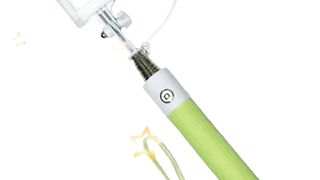 Foldable Pocket Wired Selfie Stick Foldable From 7.8"-31.5" With Cable All In One Monopod For Android & iOS (Green)