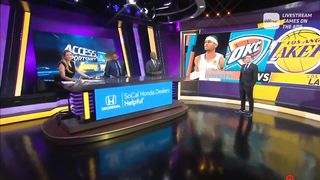 James Worthy declared, "D'Angelo Russell is an ALL STAR" and was thrilled. Lakers and LeBron crush Thunder 116-104