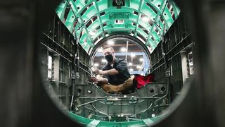 Exclusive look at NASA's low-boom supersonic plane.