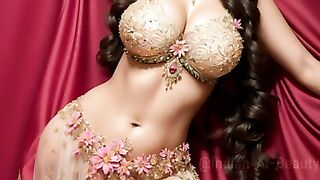 [4K] Indian AI Lookbook Model： Apsaras heavenly beauties