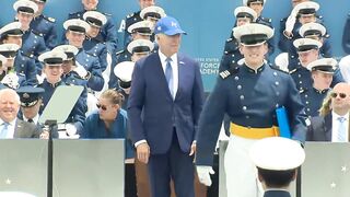 VIDEO: President Biden falls on stage while giving out diplomas at U.S.