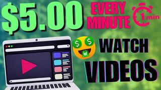 Watch Videos And Earn $5/Minute! | Make Money Online 2024