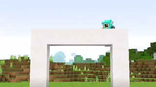 Football in Minecraft #minecraft #shorts