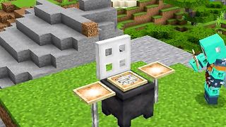 BBQ in Minecraft #shorts #minecraft