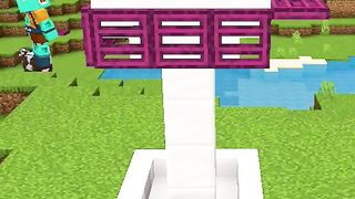 Aquarium lamp in Minecraft #minecraft