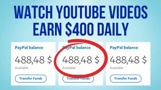 EARN $400 DAILY WATCHING YOUTUBE VIDEOS (Make Money Online 2024 Secret)