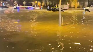"Very strange sight, experiencing floods like this for the first time."