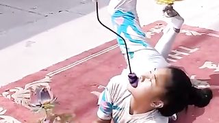Unbelievable fitness moments of girl