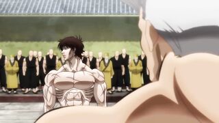 Baki Fights Cho at Kaioh Temple Arena Scene _ Baki 2018