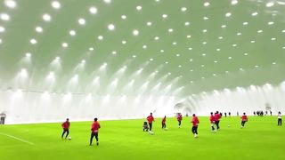 Playing in football heaven⚽
