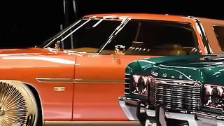 Double Trouble!! 1976 Caprice Tuckin Gold Big Hub Daytons, and a Beautiful 1971 Impala on Rose Gold Big Hub Dayton Wire Wheels!!