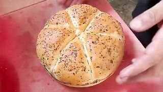 Pumpkin Cheese Brust Garlic Pizza - Indian Street Food - #Shorts #short #shortvideo #youtubeshorts