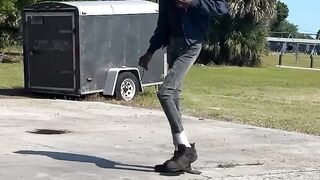 WTF...... Bruhhhh that's some tight pants
