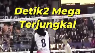 Detik Detik Megawati Tumbang Karena Smash Keras