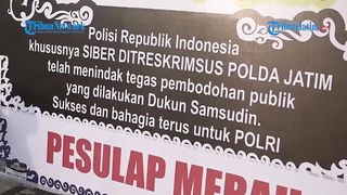 GUS SAMSUDIN DITAHAN! Pesulap Merah Kirim Karangan Bunga ke Polda Jatim, Ini Isi Pesannya