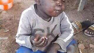 That kid is not giving up!