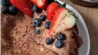 أسرع كب كيك الشيكولاته بالنوتيلا والفروله  طعم يشهى