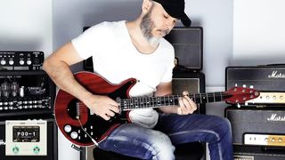 Queen - Don't Stop Me Now - Electric Guitar Cover by Kfir Ochaion - Hotone Ampero Mini