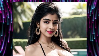 [4K Sui-ai-art] Guess actress , Super lookbook, fashion , lookbook model, AI mallu girl Gold dress.(9)
