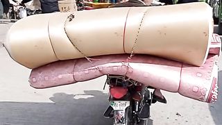 Mastermind jugaad on bike #viral