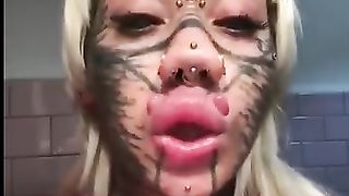 A girl with a very specific appearance