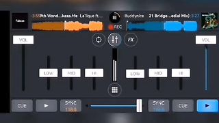 I Mixed two songs with cross dj p1 must watch