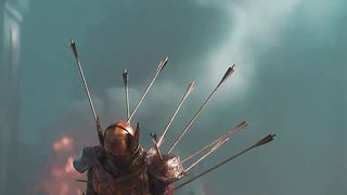 animated illustration ai based video super hero stands down after war.
