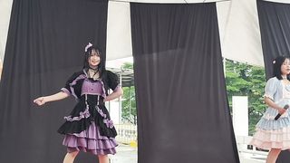 The girl with cute dance...Love It!!!