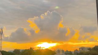 senja diatas rumahku ????????????