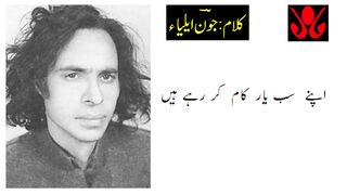Jaun Elia | apne sab yaar kaam kar rahe hain | #urdupoetry | #readyconz