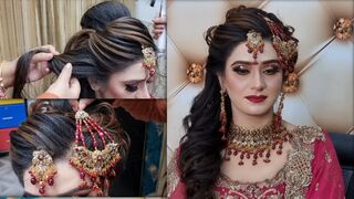 Basic to Advance Lining Puff Bridal Hairstyle Tutorial | Professional HairStyle Tutorial