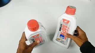 Cara paling mudah membedakan oli AHM Mpx 1 Original dengan palsu