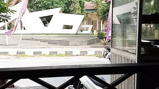 Lalu lintas area kampus lancar jaya