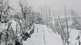 Snow fall in North West Pakistan
