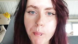 Blue Eyes Girl Emoji Eating
