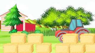 family working on farm