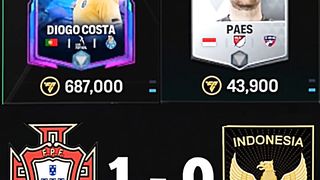 PORTUGAL VS INDONESIA ON FC MOBILE